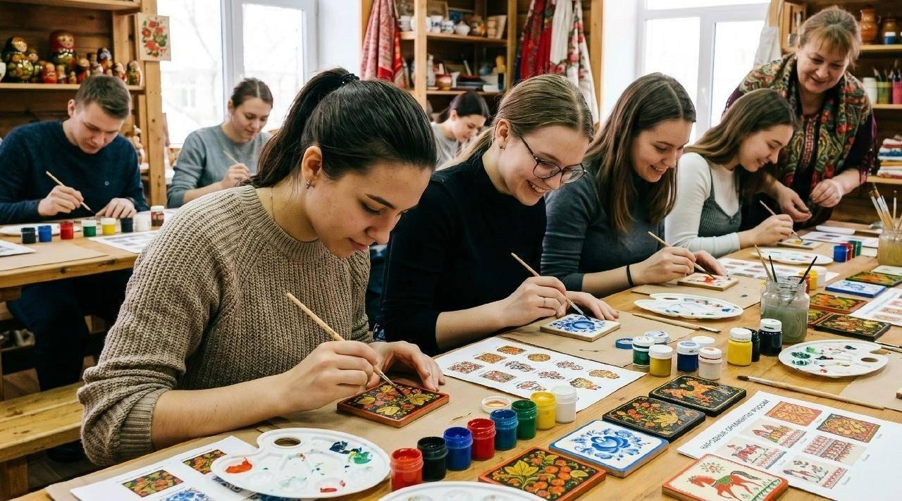 ЭТНОГРАФИЧЕСКИЙ КОЛЛАЖ «ОРНАМЕНТЫ ДРУЖБЫ: УЗОРЫ НАРОДОВ РОССИИ»
